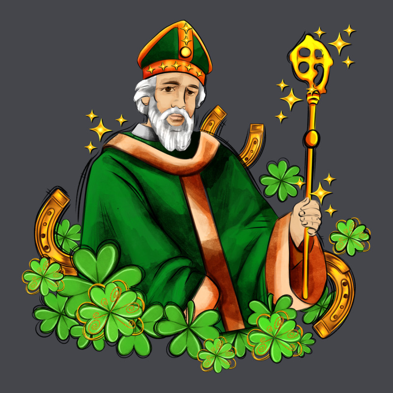 St Patricks And Horseshoes With Shamrocks Long Sleeve Tee by AdoDesignShop | Teevron