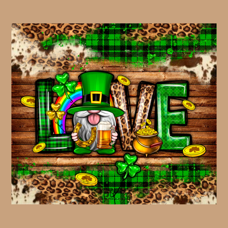 St. Patrick's Day Love Gnome Tumbler Vintage Tee by Neo Western | Teevron