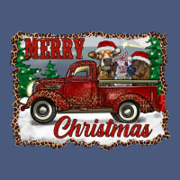 Christmas Truck With Cows Vintage Hoodie | Teevron