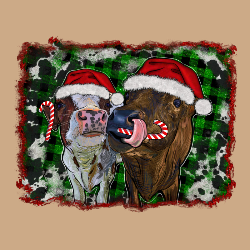 Christmas Heifers Vintage Hoodie by RanaPortraitStore | Teevron