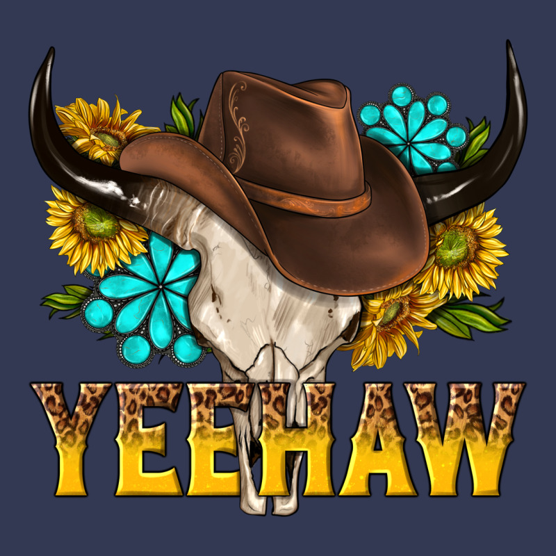 Yeehaw Bull Skull Heavyweight Hoodie by NancyCooperArtShop | Teevron