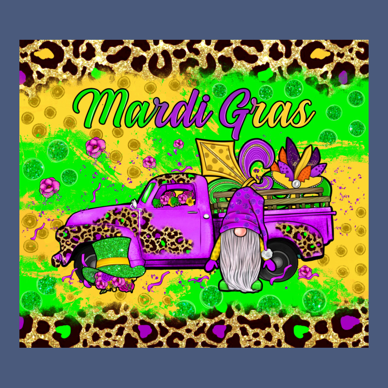 Mardi Gras Gnome Truck Vintage Hoodie by JahusDesignShop | Teevron