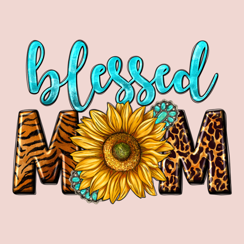 Blessed Mom With Sunflower Premium Sweatshirt by NancyCooperArtShop | Teevron
