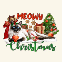 Siamese Cat Meowy Christmas Premium Hoodie | Teevron