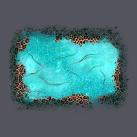 Gemstone Turquoise Leopard Background Vintage Hoodie | Teevron