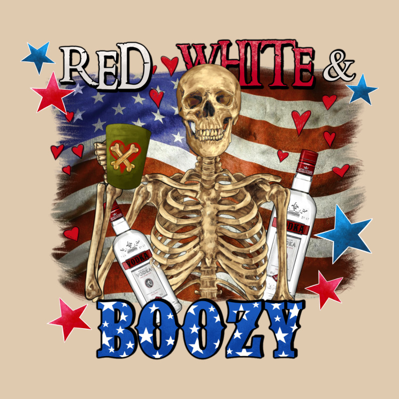 Red White Boozy 4th Of July Heavyweight Sweatshirt by CowGirlArtShop | Teevron