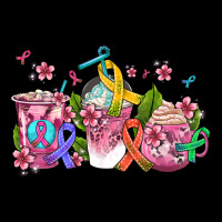 Western Cancer  Coffee Cups With Ribbons Ladies Tee | Teevron