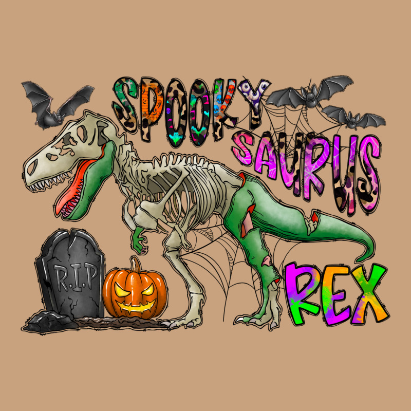 Spooky Saurus Rex Vintage Tee by CowhideDigitalArt | Teevron