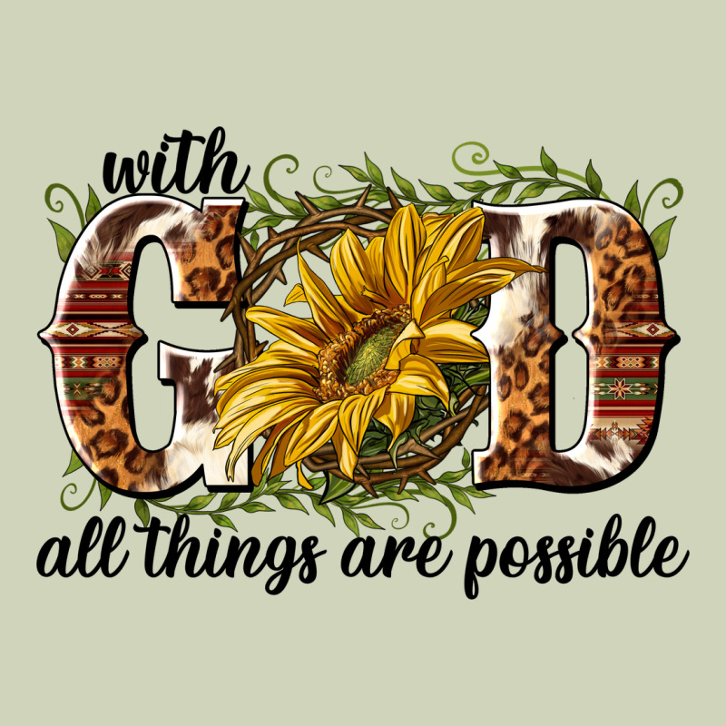 With God All Things Are Possible Heavyweight Hoodie by NancyCooperArtShop | Teevron