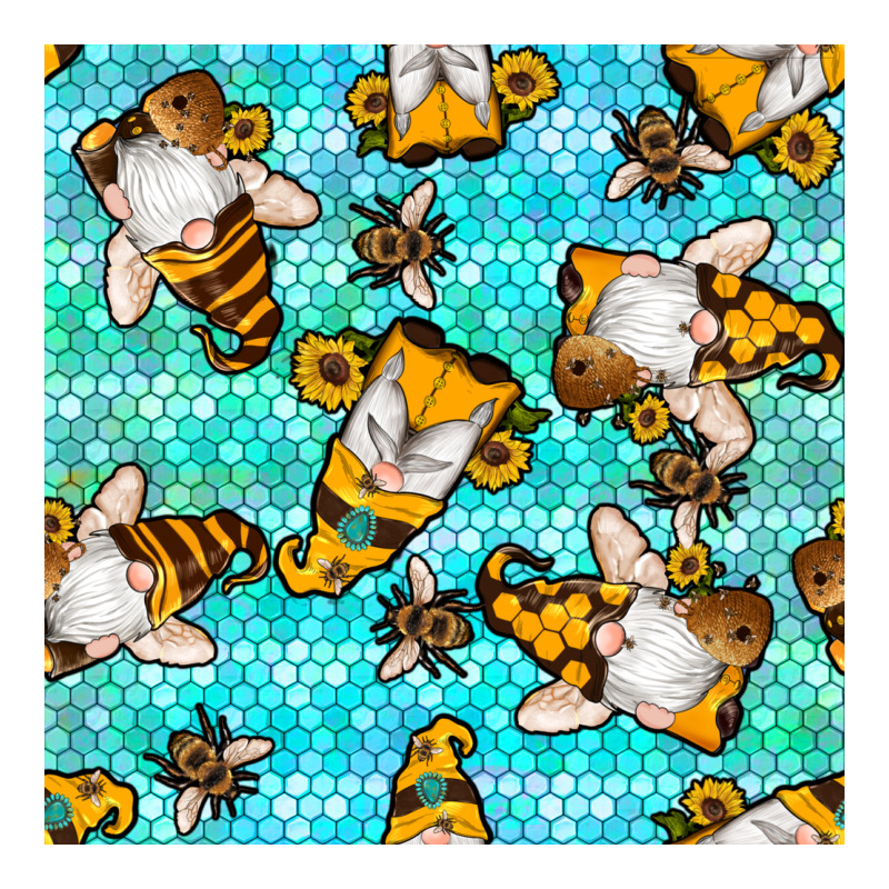 Honey Bee Gnomes Seamless Pattern Classic Tee by BundleAndBundleShop | Teevron
