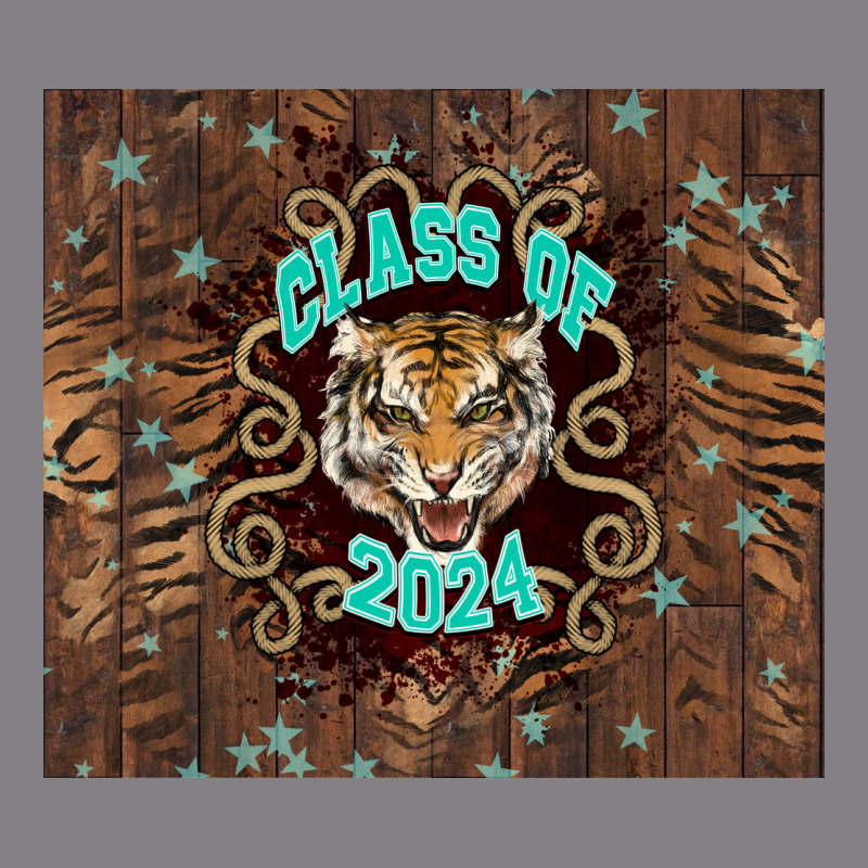Class Of 2024 Tiger Heavyweight Hoodie by NancyCooperArtShop | Teevron