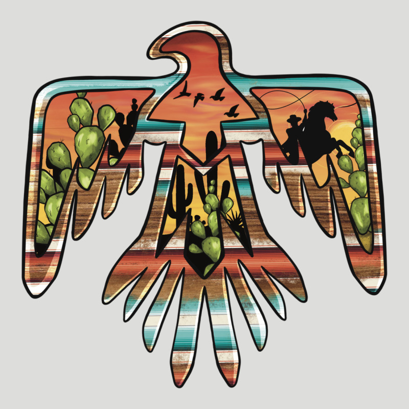 Desert Thunderbird Zipper Hoodie by BarkalooDesign | Teevron