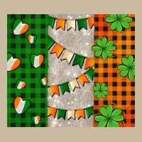 Irish Flag With Shamrocks And Heart Long Sleeve Tee | Teevron