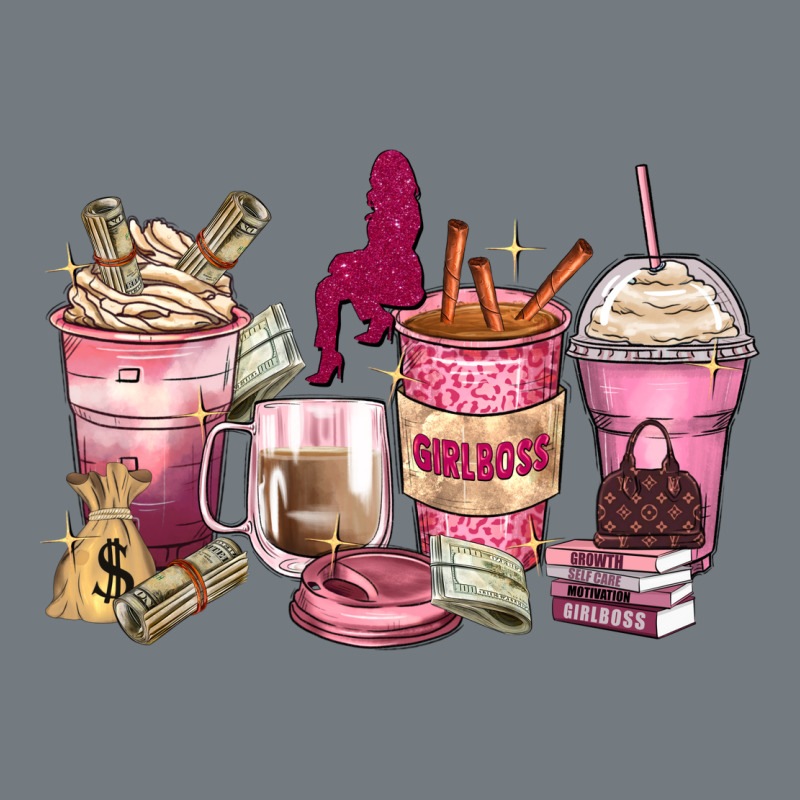 Girl Boss Coffee Cups Heavyweight Sweatshirt by Zillion Design Studio | Teevron