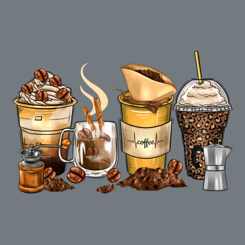 Coffee Cups Heavyweight Sweatshirt by Zillion Design Studio | Teevron