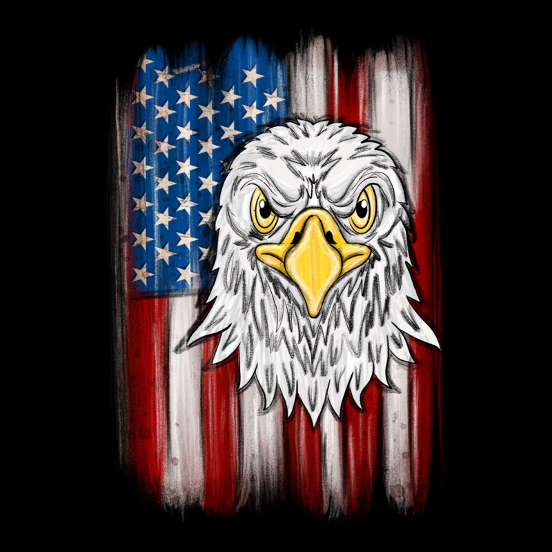 American Flag Eagle Premium Sweatshirt by MaliasSmallBusiness | Teevron