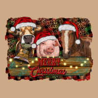 Merry Christmas Farm Animals Vintage Hoodie | Teevron