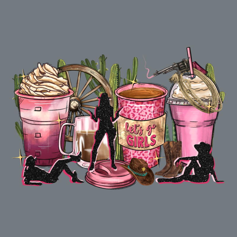 Let's Go Girls Coffee Cups Heavyweight Sweatshirt by Zillion Design Studio | Teevron