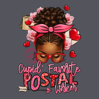 Cupid's Favorite Postal Worker Afro Messy Bun Vintage Hoodie | Teevron