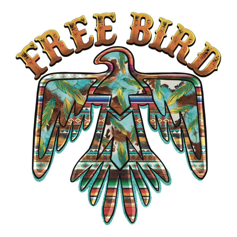 Free Bird Feathers Thunderbird Zipper Hoodie by BarkalooDesign | Teevron
