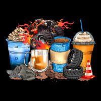 Monster Truck Coffee Cups Heavyweight Sweatshirt | Teevron