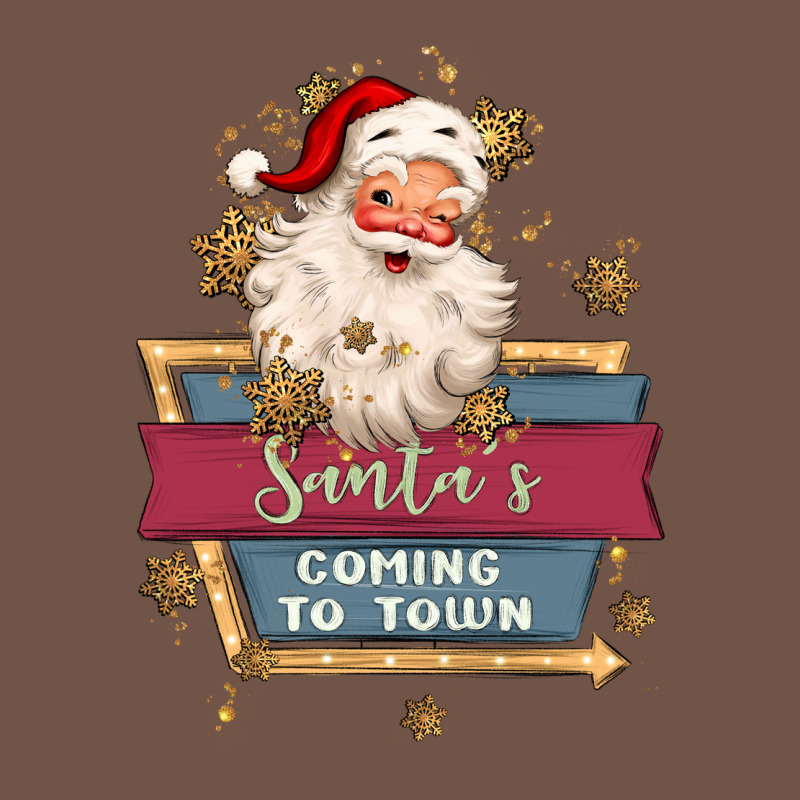 Santa's Coming To Town Premium Sweatshirt by MaliasSmallBusiness | Teevron