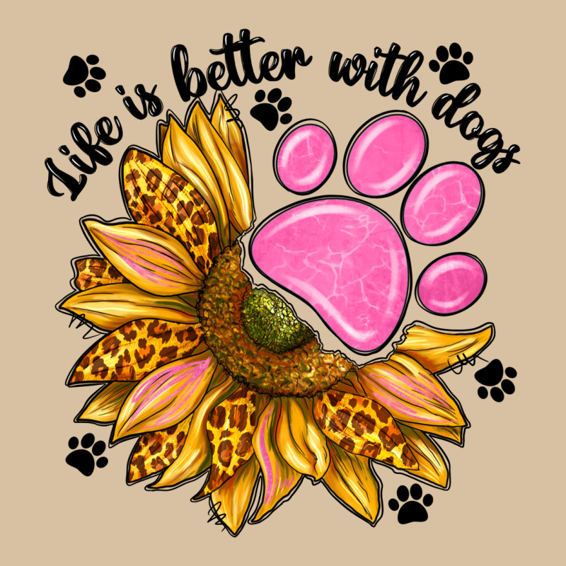 Life Is Better With Dogs Heavyweight Hoodie by NancyCooperArtShop | Teevron