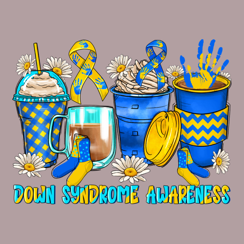 Down Syndrome Coffee Cups Vintage Hoodie by Zillion Design Studio | Teevron