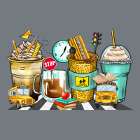 School Bus Coffee Cups Heavyweight Sweatshirt | Teevron
