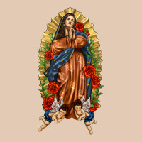 Lady Of Guadalupe With Roses Urban Hoodie | Teevron