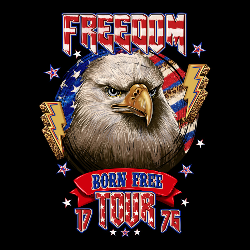 Freedom Born Free Tour 1776 Zipper Hoodie by NancyCooperArtShop | Teevron
