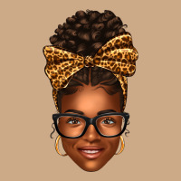 Afro Woman Messy Bun Vintage Hoodie | Teevron