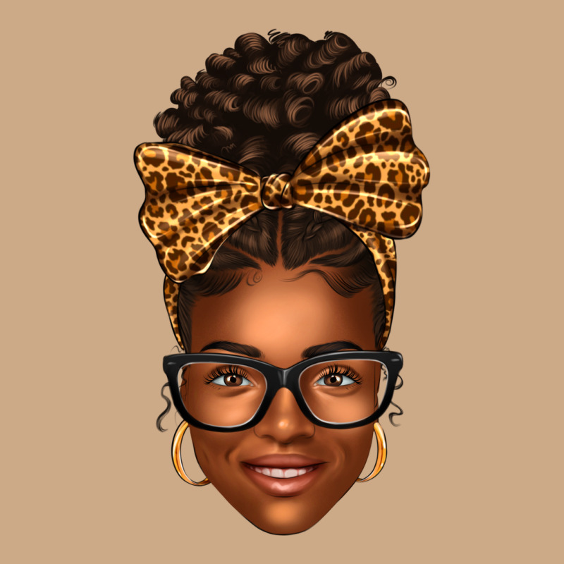 Afro Woman Messy Bun Vintage Hoodie by texasbilliewilder | Teevron
