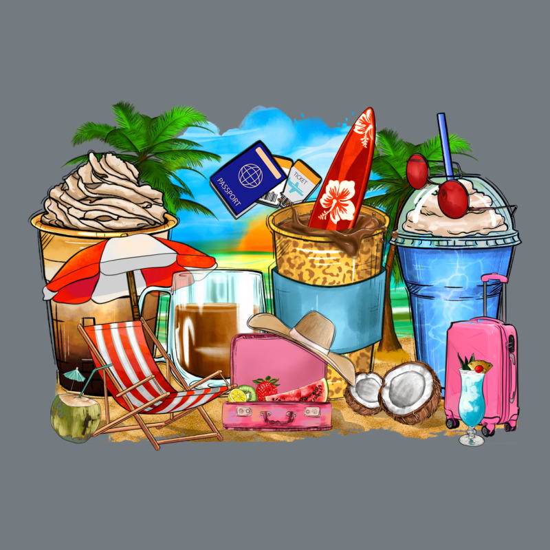 Travel Coffee Cups Heavyweight Sweatshirt by Zillion Design Studio | Teevron