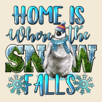 Home Is Where The Snow Falls Winter Penguin Premium Hoodie | Teevron