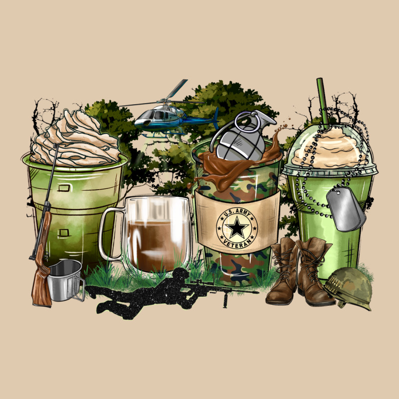 Veteran Coffee Cups Heavyweight Sweatshirt by Zillion Design Studio | Teevron