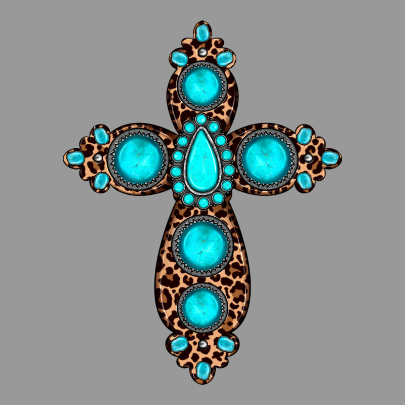 Gemstone Leopard Cross Vintage Hoodie by JahusDesignShop | Teevron