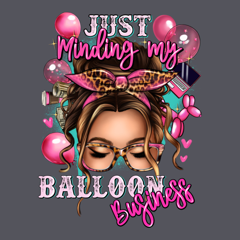 Just Minding My Balloon Business Messy Bun Vintage Hoodie by texasbilliewilder | Teevron