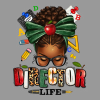Director Life Afro Messy Bun Vintage Hoodie | Teevron