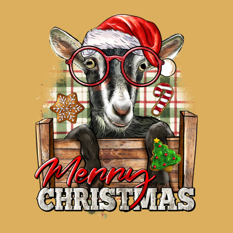 Merry Christmas Alpine Goat Premium Hoodie by LillyAllenDesigns | Teevron