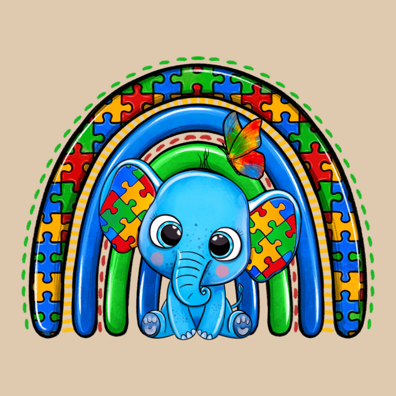 Autism Elephant Rainbow Heavyweight Sweatshirt by Zillion Design Studio | Teevron
