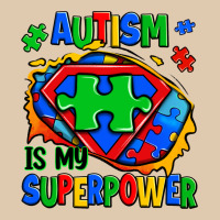 Autism Is My Superpower Ripped Shirt Heavyweight Sweatshirt | Teevron