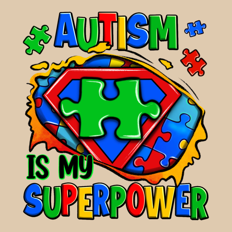 Autism Is My Superpower Ripped Shirt Heavyweight Sweatshirt by Zillion Design Studio | Teevron