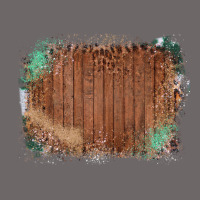Wood Glitter Leopard Pattern Frame Classic Tee | Teevron
