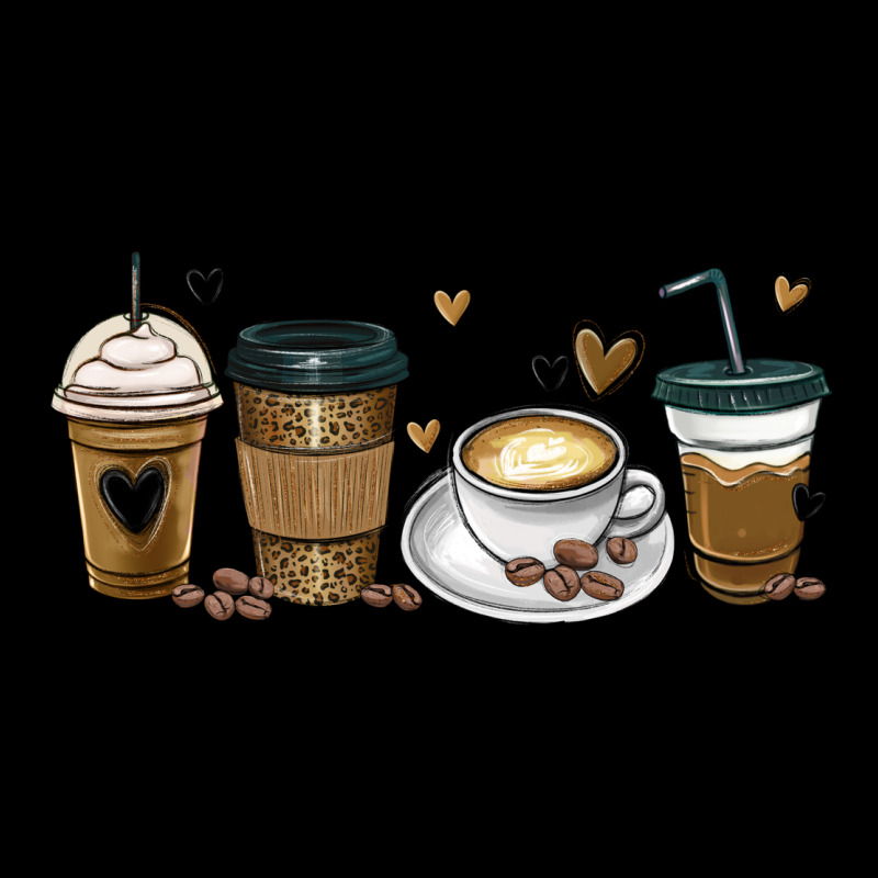 Coffee Latte Coffee Cups Premium Sweatshirt by MaliasSmallBusiness | Teevron
