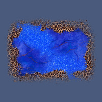 Gemstone Blue Leopard Background Vintage Hoodie | Teevron