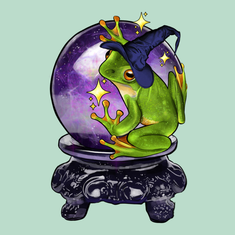 Halloween Frog With Crystal Ball Premium Hoodie by LillyAllenDesigns | Teevron