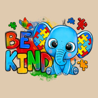 Be Kind Autism Elephant Heavyweight Sweatshirt | Teevron