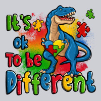 It's Ok To Be Different Autism Trex Heavyweight Sweatshirt | Teevron