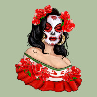 Mexicana Skull Girl With Roses Urban Hoodie | Teevron